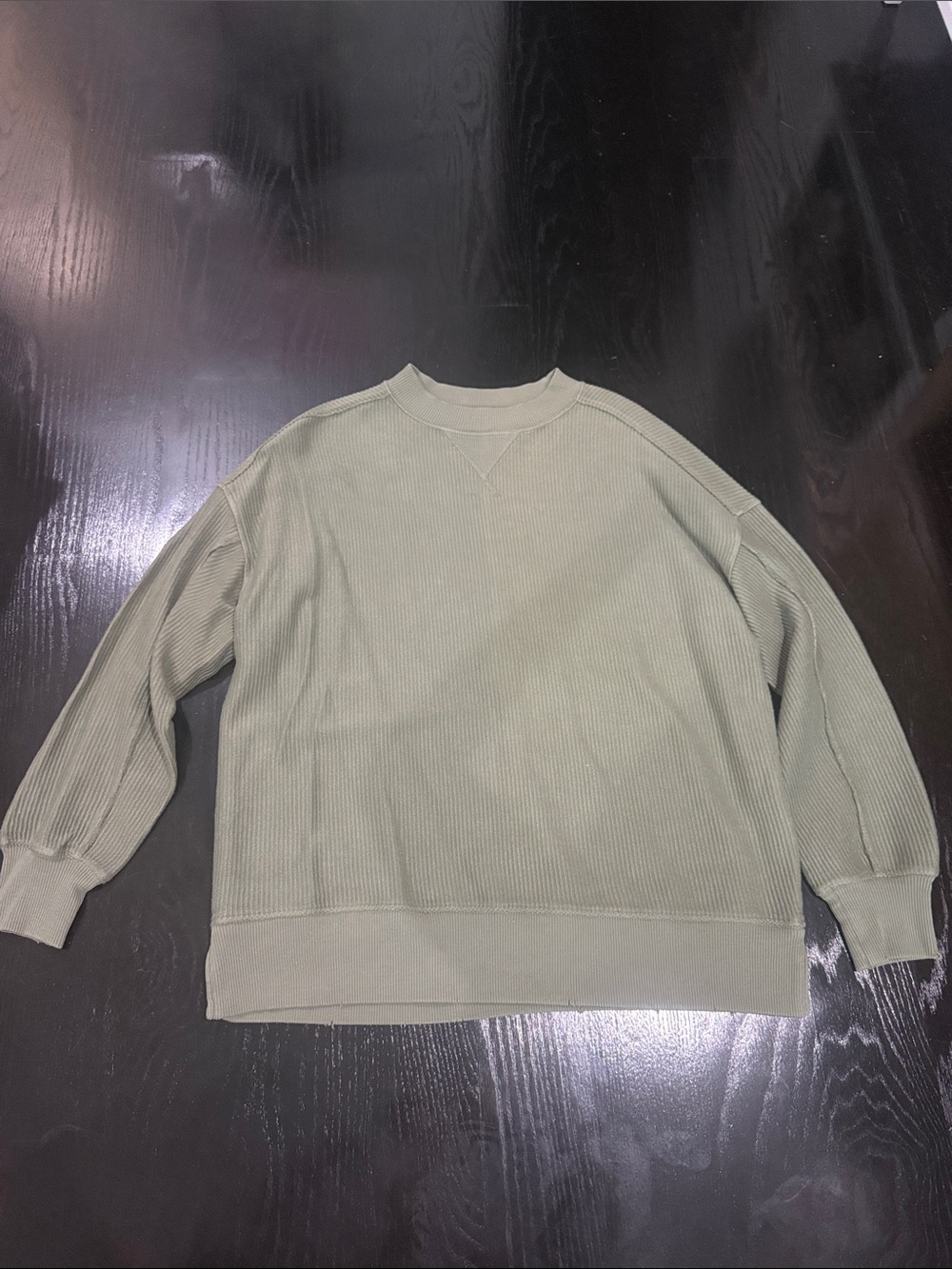 Like new aerie Big Chill Waffle Knit Sweater